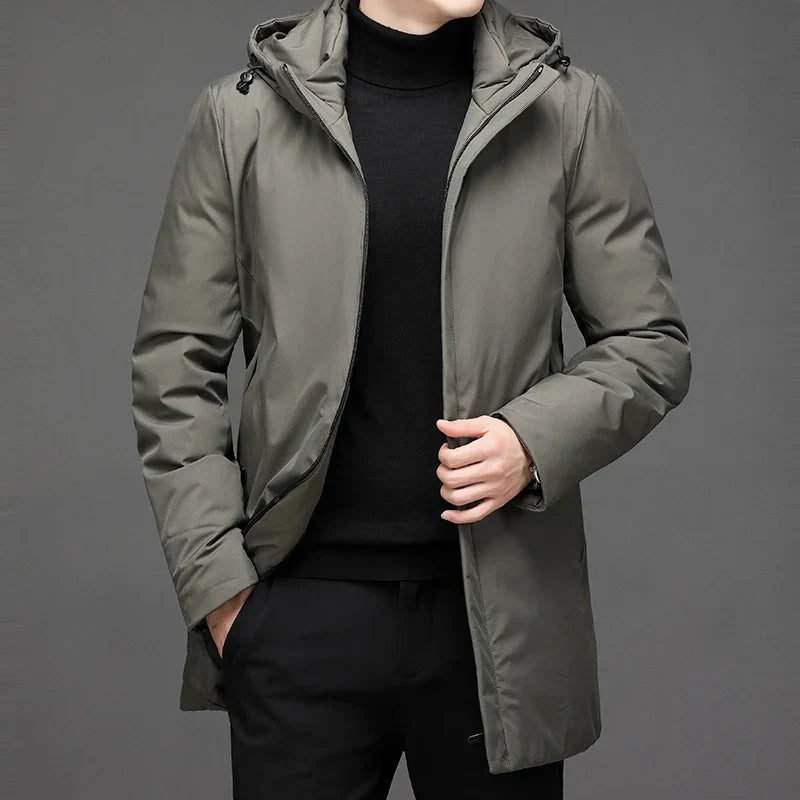 Heren winterjas met isolatie en moderne slanke pasvorm – Dorian