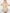 Strapless mini jurk met knopen en asymmetrische snit – Margot