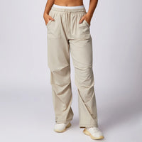 Casual damesbroek met elastische taille en zakken – Sophie