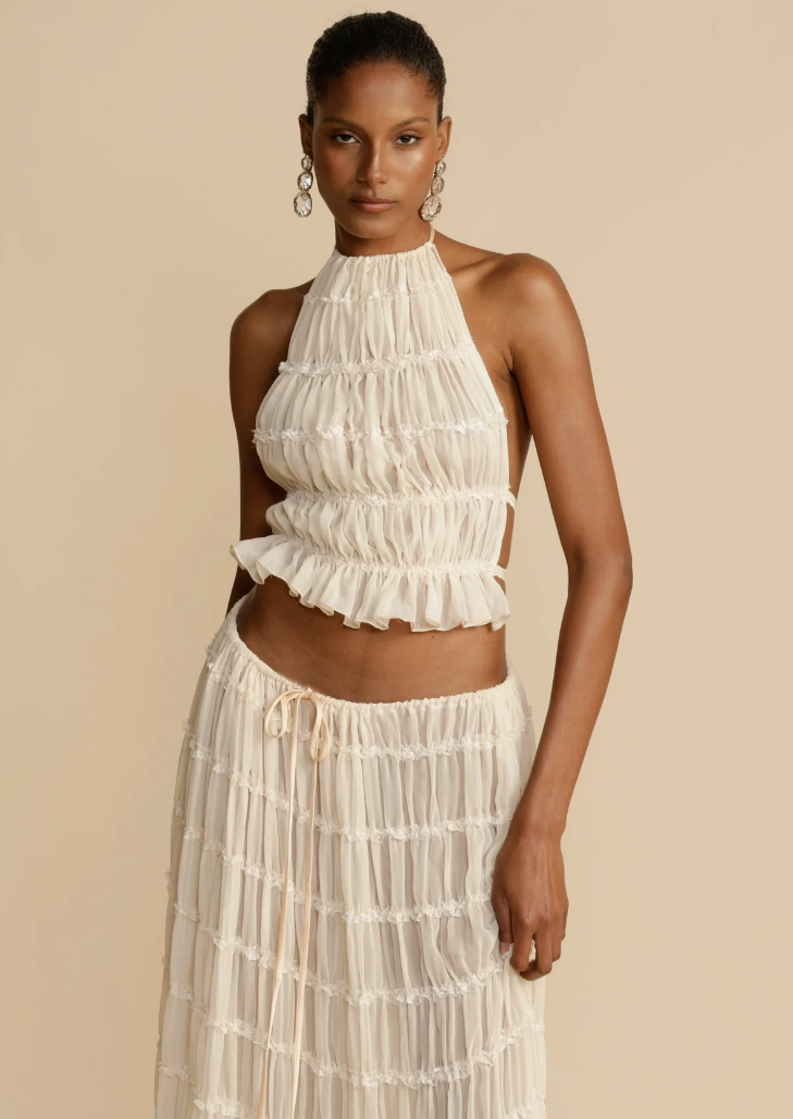 Boho dames set met top en rok voor de zomer – Yara