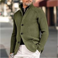 Heren cardigan van wol en katoen – Tobias