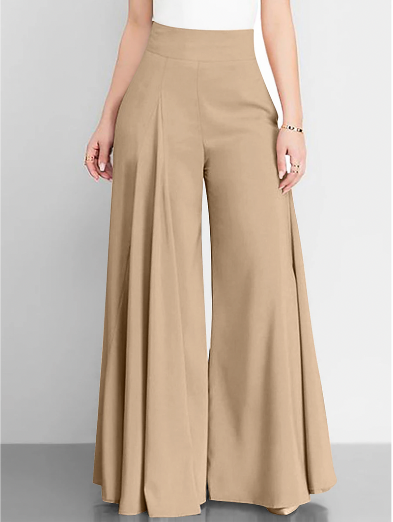Elegante damesbroek met wijde pijpen – Emma