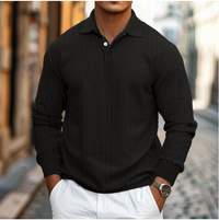 Trendy lange mouwen polo heren – Lucas