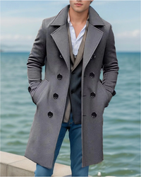 Waterafstotende heren trenchcoat met verstelbare taille – Hugo