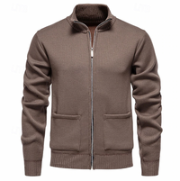 Stijlvolle kasjmier zip sweater heren – Elias