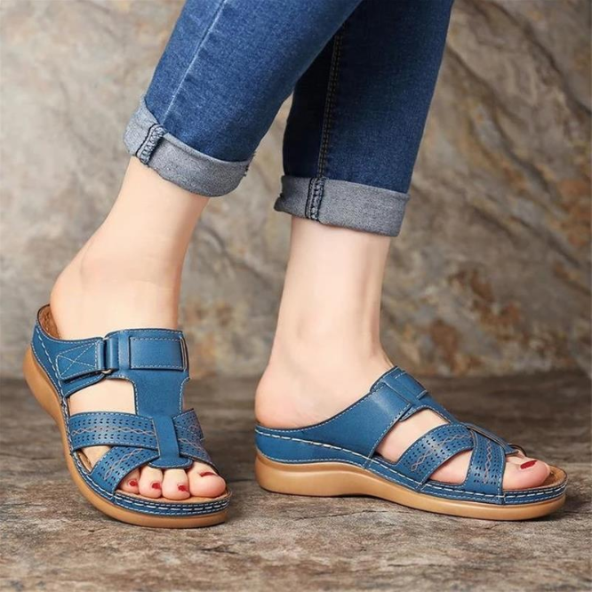 Orthopedische sandalen voor pijnvrije voeten en comfort - Jutta
