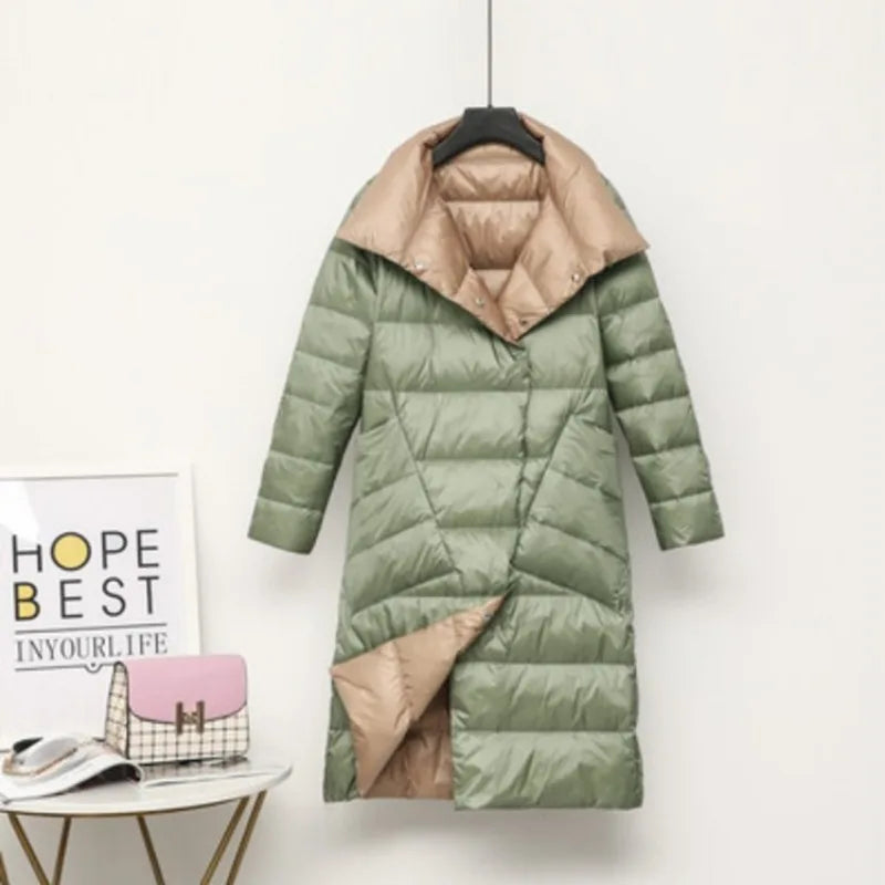 Omkeerbare dames winterjas – Sophie