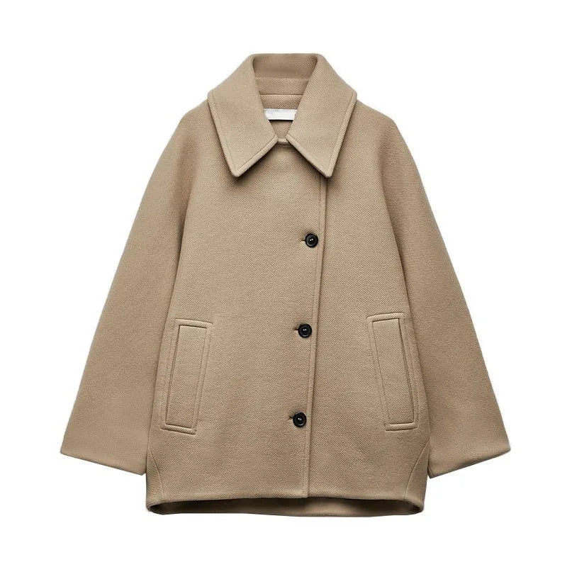 Dames winterjas vintage stijl elegant en warm – Isabeau