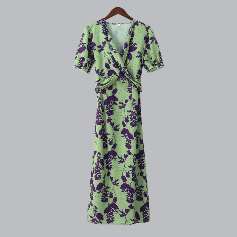 Wikkeljurk met bloemenprint voor de zomer – Fleur