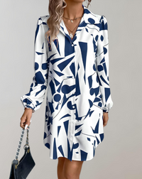 Elegante Polojurk met Lange Mouwen en Knoopsluiting – Sophie