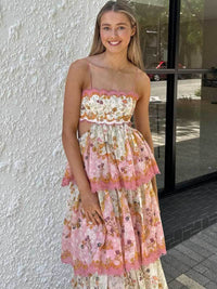 Maxi zomerjurk voor dames met elegante pasvorm – Lotte