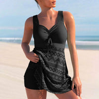 Tweedelig dames badpak met rok en shorts – Eliza