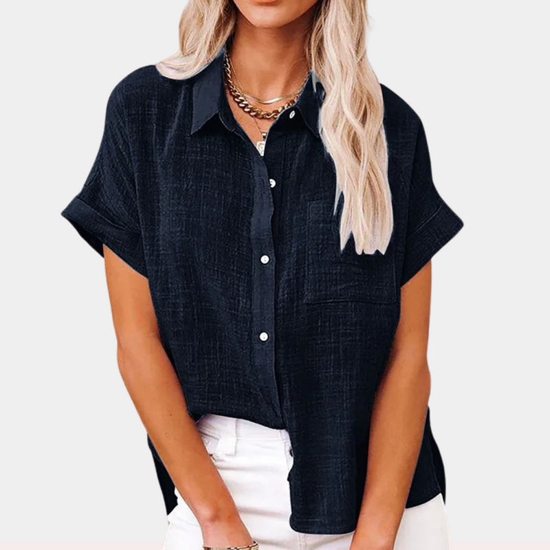 Stijlvolle Zomerblouse met Comfortabele Pasvorm – Isabel