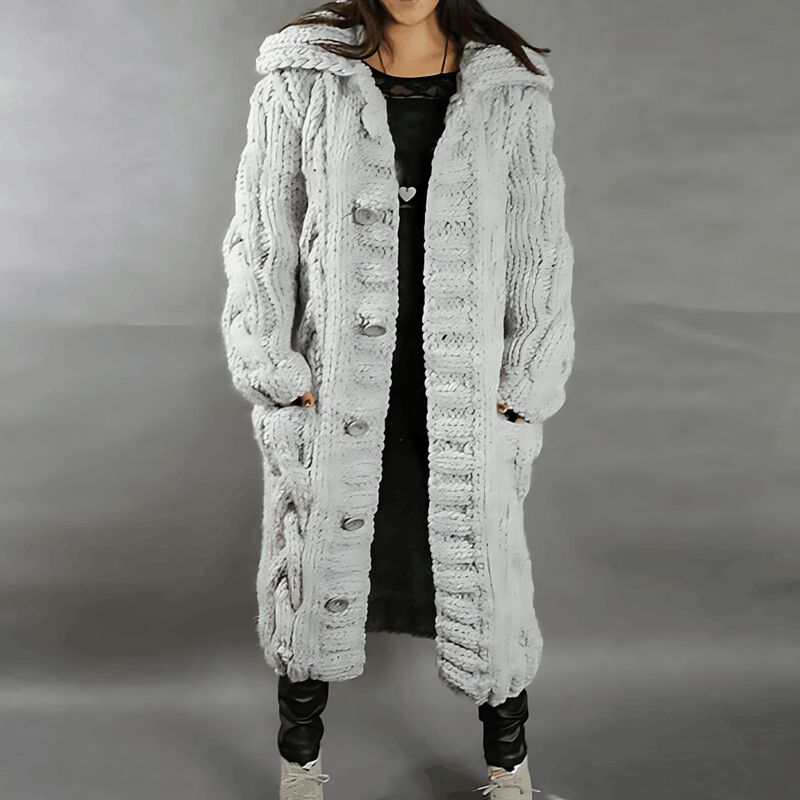 Warm Lang Vest met Stijlvolle Pasvorm – Nora