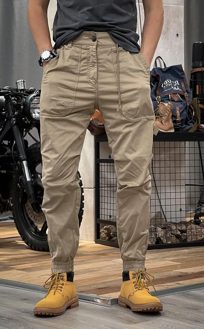 Elastische cargobroek met zakken voor comfort en stijl - Daan