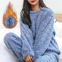Warme fleece pyjama voor koude dagen – Jule