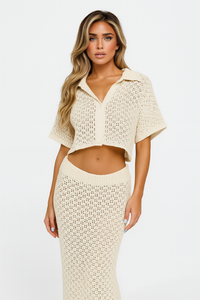 Breiset voor dames met wijde mouwen en zomerstijl – Elianne