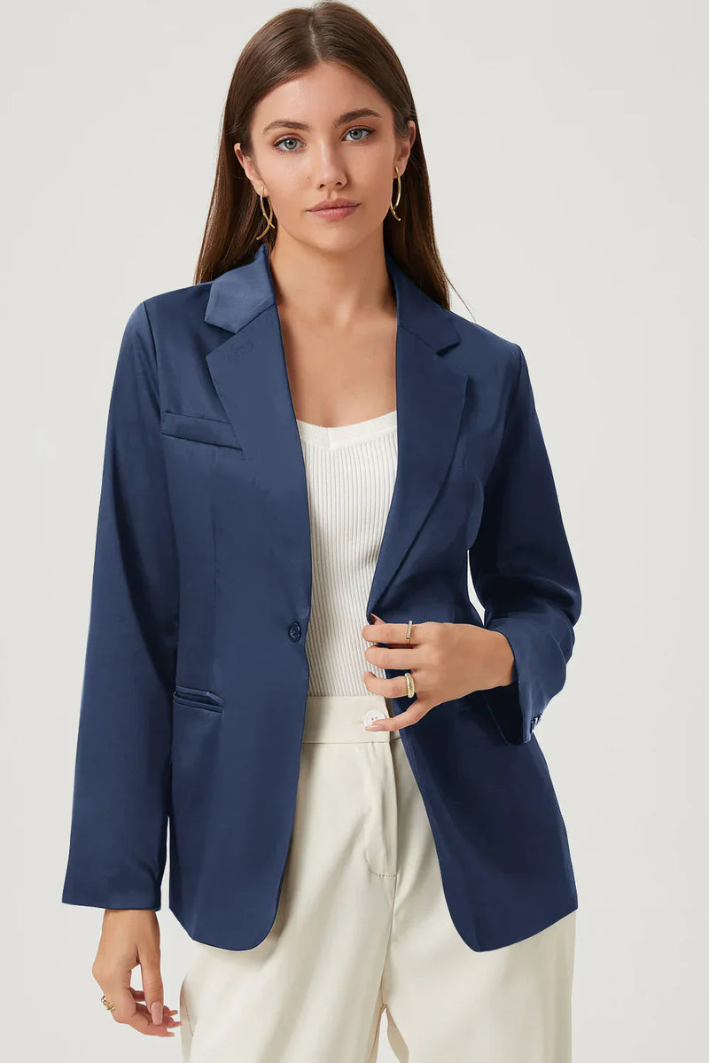 Casual Blazer met Stijlvolle Snit – Laura