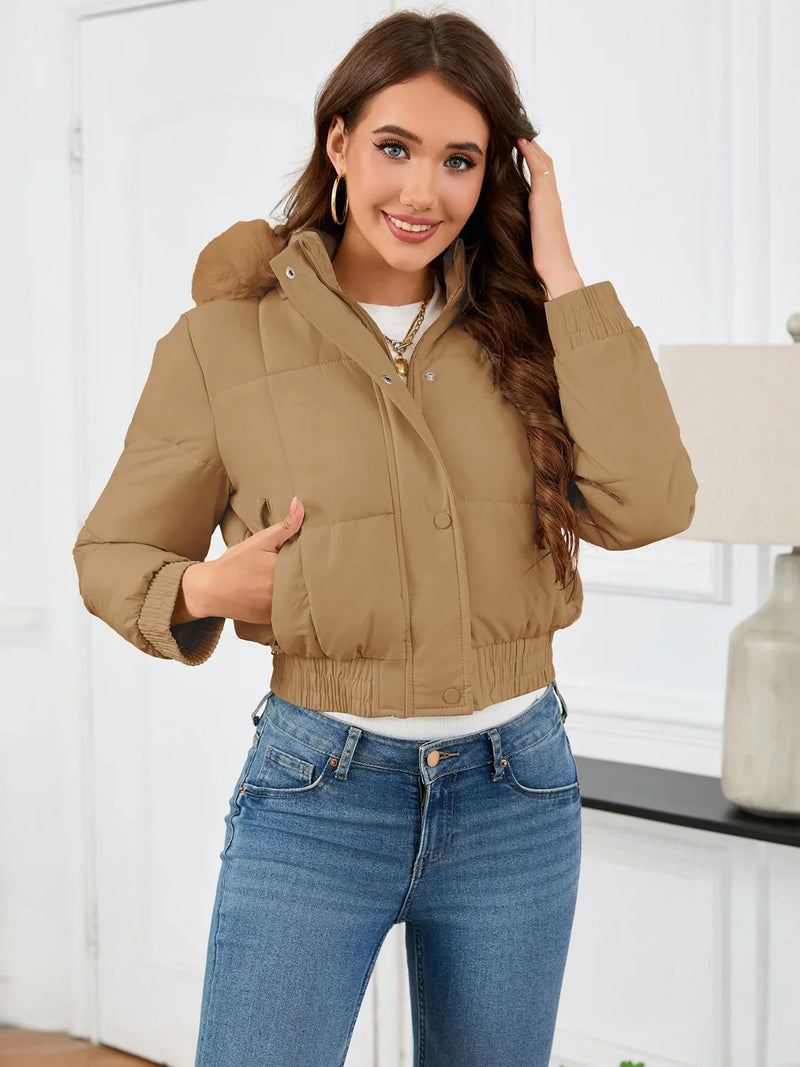 Elegante dames winterjas met getailleerde pasvorm – Nora