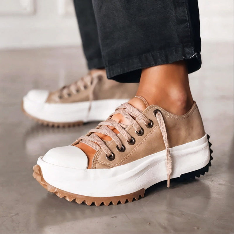 Comfortabele canvas schoenen voor lente en herfst - Ellen