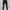 Gothische Buckle Slim Fit Tapse Jeans voor Heren – Raven