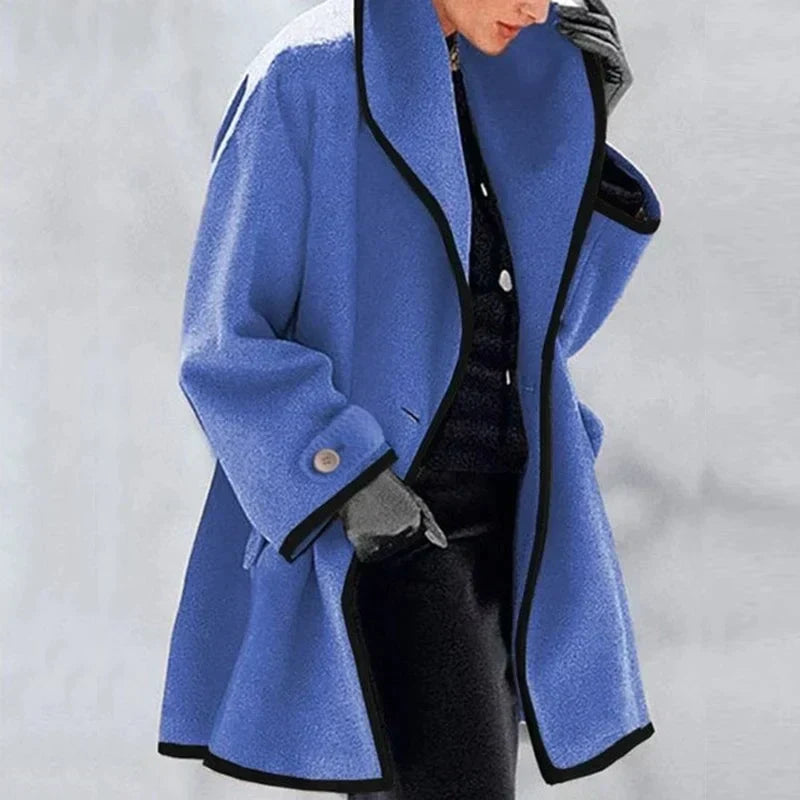 Warme trenchcoat dames winter stijlvol en elegant - Lena