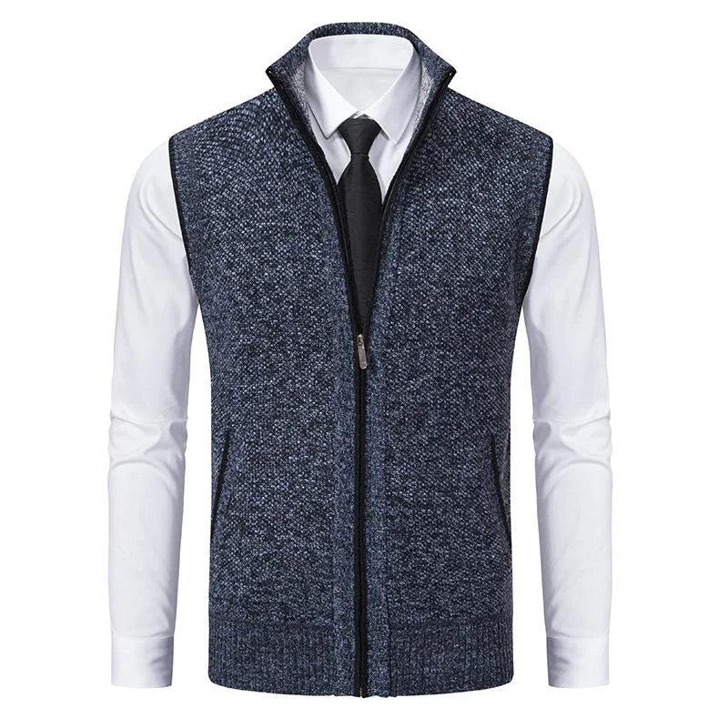 Trendy gebreid vest heren – Maxim