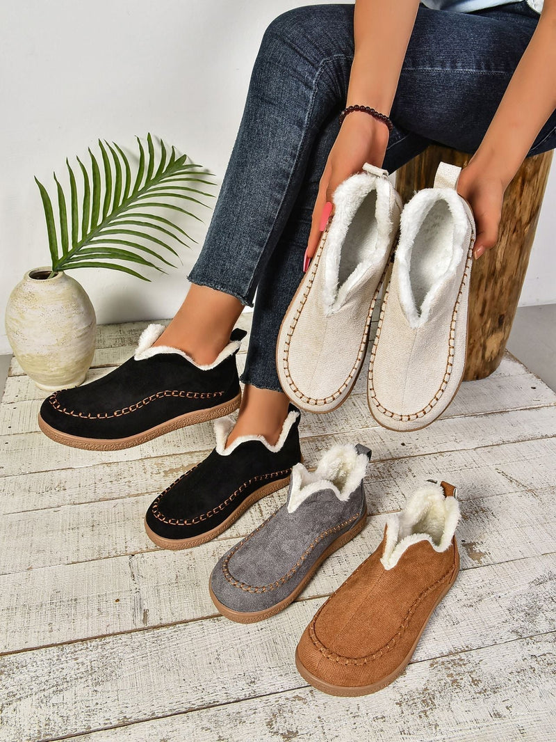 Gezellige pantoffels met voering voor dames – Elise