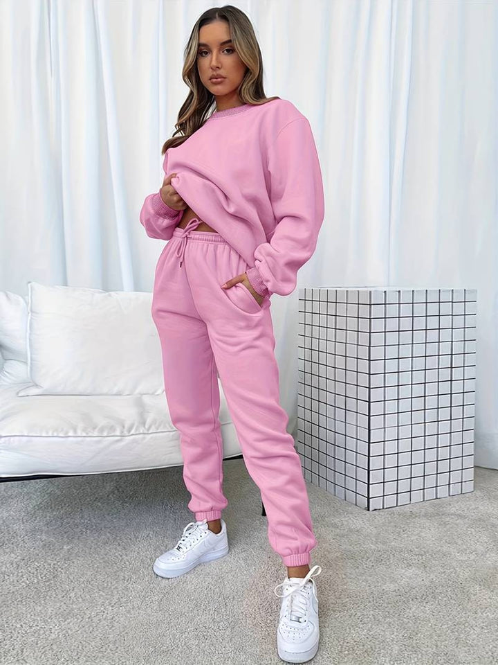 Fleece Huispak Dames Tweedelig Warm Comfortabel Winter - Sophie