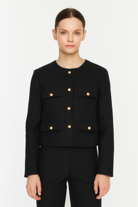 Zakelijke Blazer met Metalen Knopen – Diana
