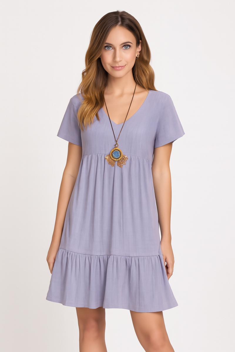 Casual Mini Zomerjurk Lichtgewicht Boho Stijl – Sophie