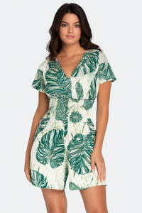 Botanical Romper met Tropische Print voor Dames – Caro