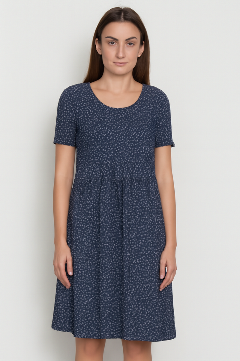 Zomerjurk dames elegant linnenlook met exclusief design – Angela