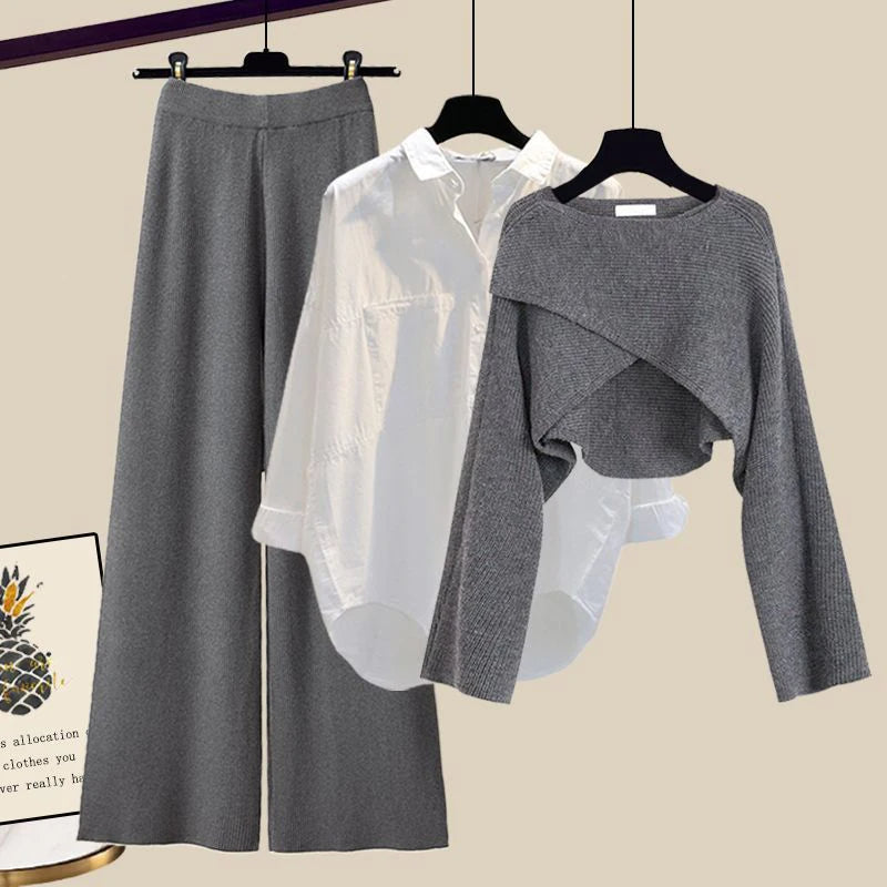 Comfortabele 3-delige loungewear set voor dagelijks gebruik – Edda