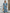 V-hals midi jurk met levendige print – Hilenya