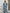 Dames midi-jurk met print en vloeiende V-hals – Aurina