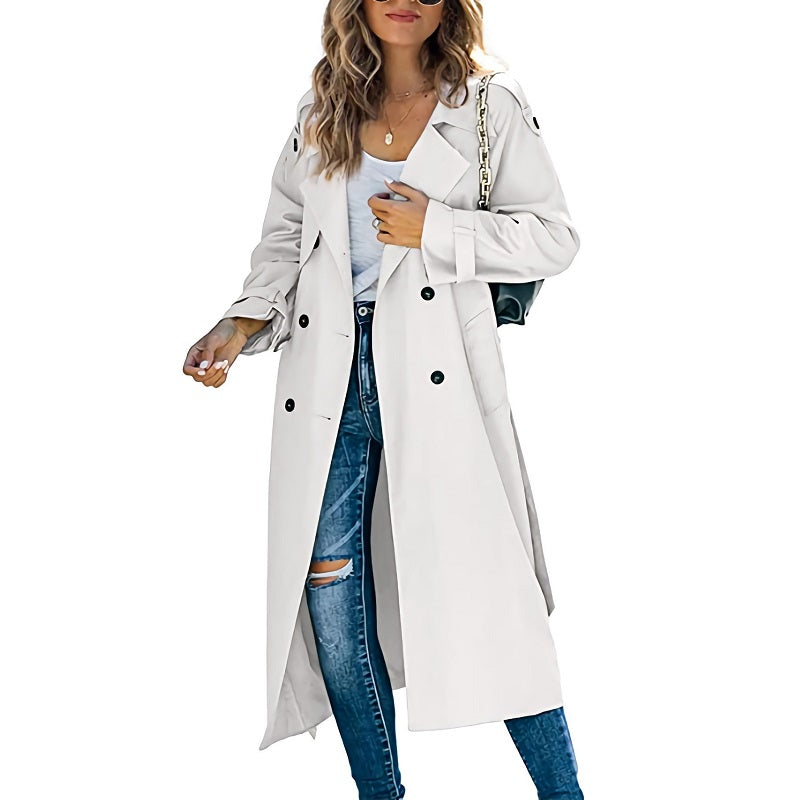 Lange en elegante dames trenchcoat – Zara