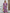 Dames midi-jurk met print en vloeiende V-hals – Aurina