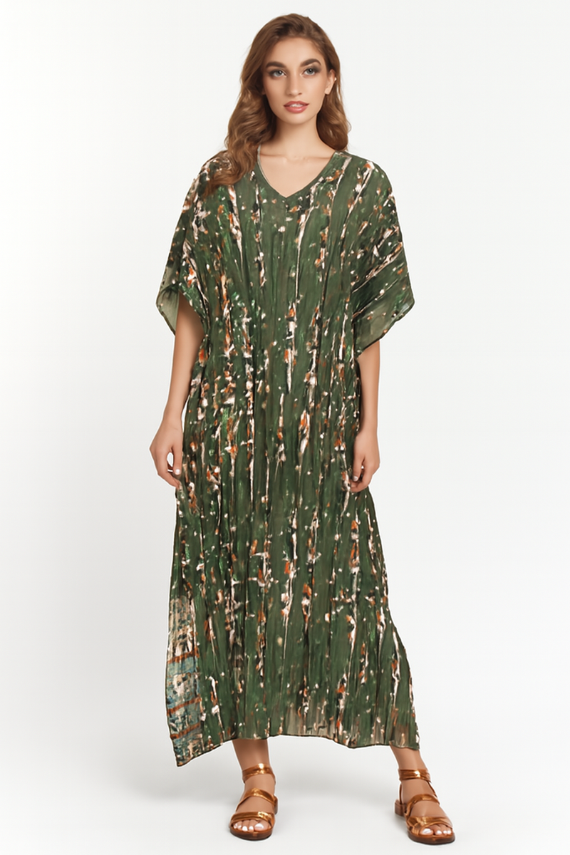 Boho dames kaftan met relaxte pasvorm – Salenya