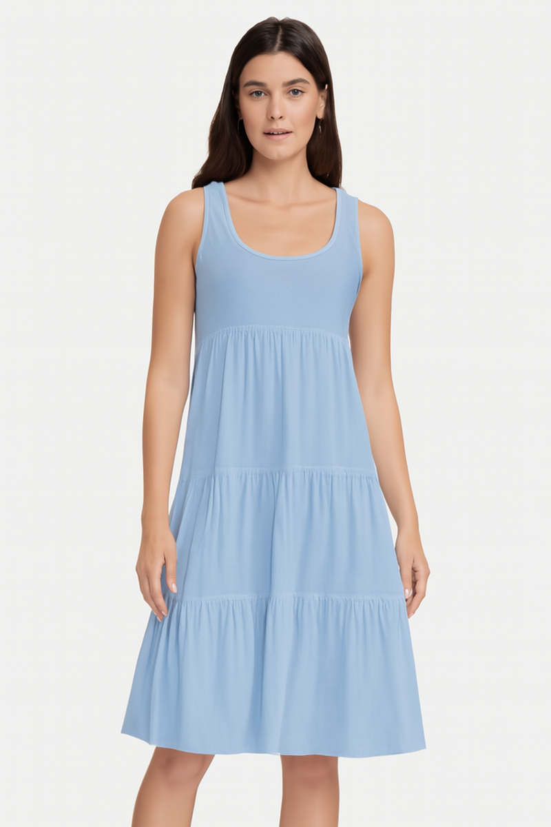 Boho mouwloze mini jurk voor dames – Yara