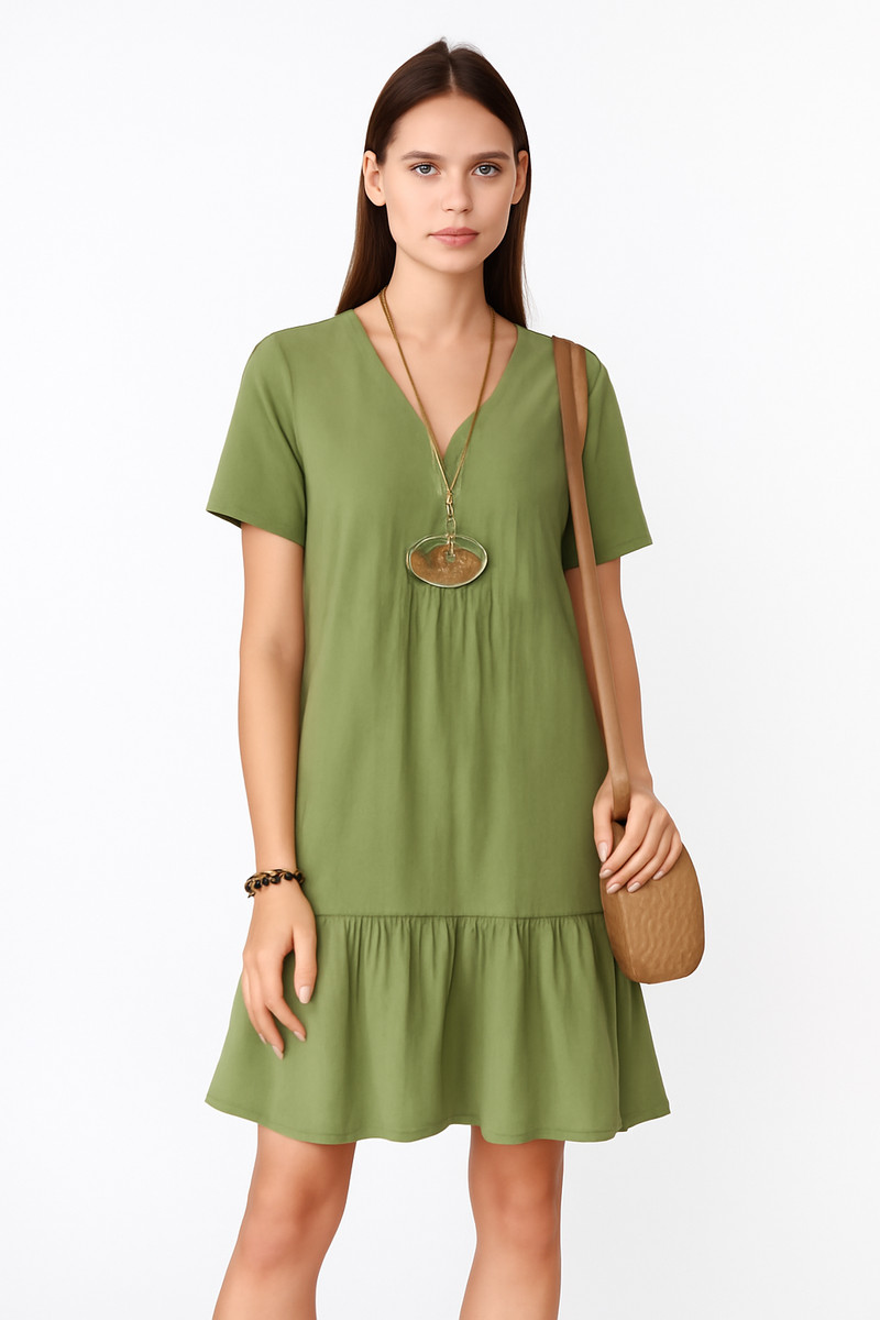 Boho mini jurk dames luchtig zomer stijl - Derislind