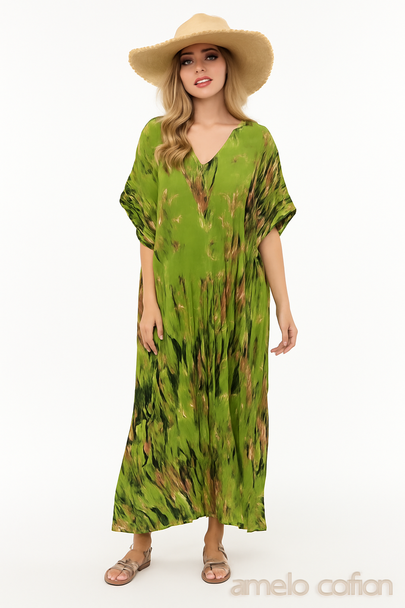 Boho dames kaftan met natuurlijke uitstraling – Ayla