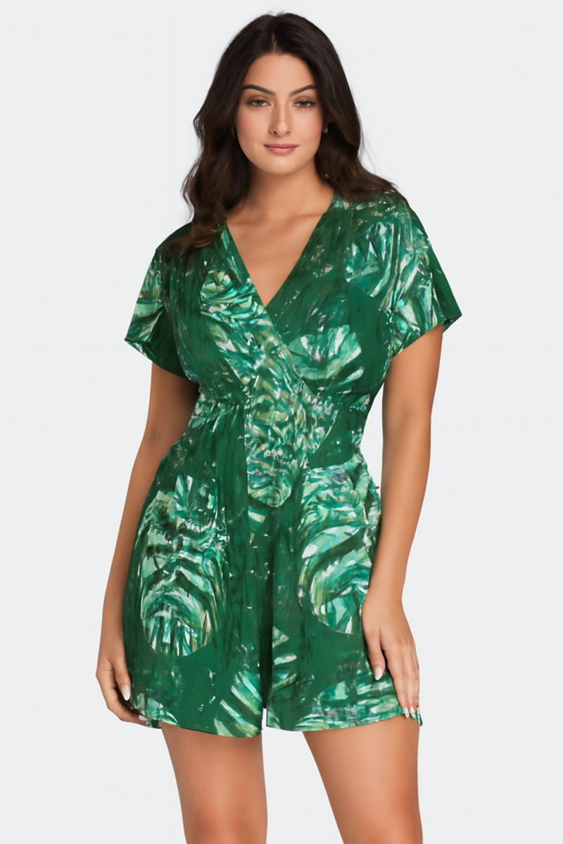 Botanical Romper met Tropische Print voor Dames – Caro