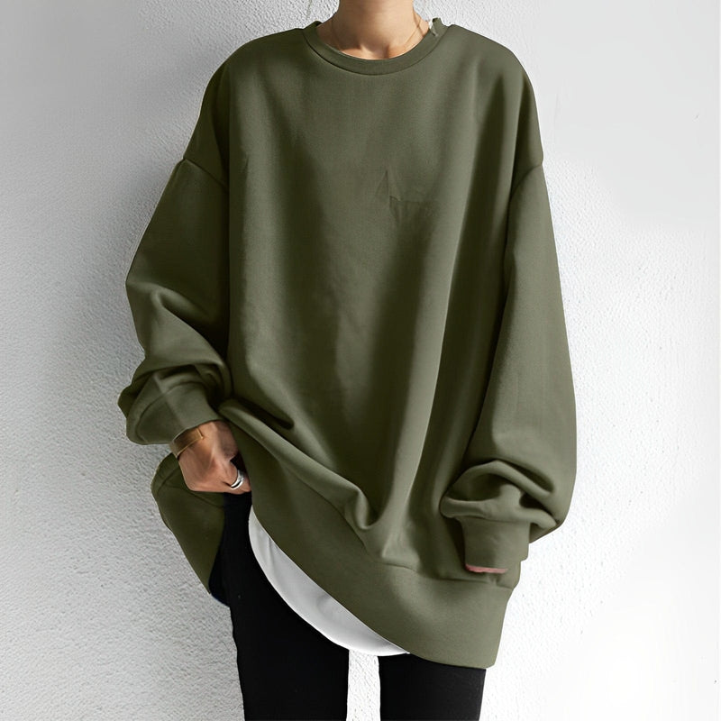 Oversized Trui met Knusse Pasvorm – Emma