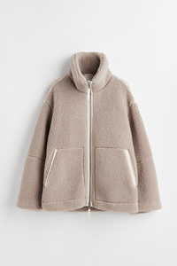 Dames teddy jas alpaca fleece warm en licht – Solaya