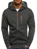 Casual sportieve heren hoodie met relaxte pasvorm – Noah