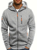 Casual sportieve heren hoodie met relaxte pasvorm – Noah