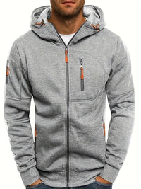 Casual sportieve heren hoodie met relaxte pasvorm – Noah