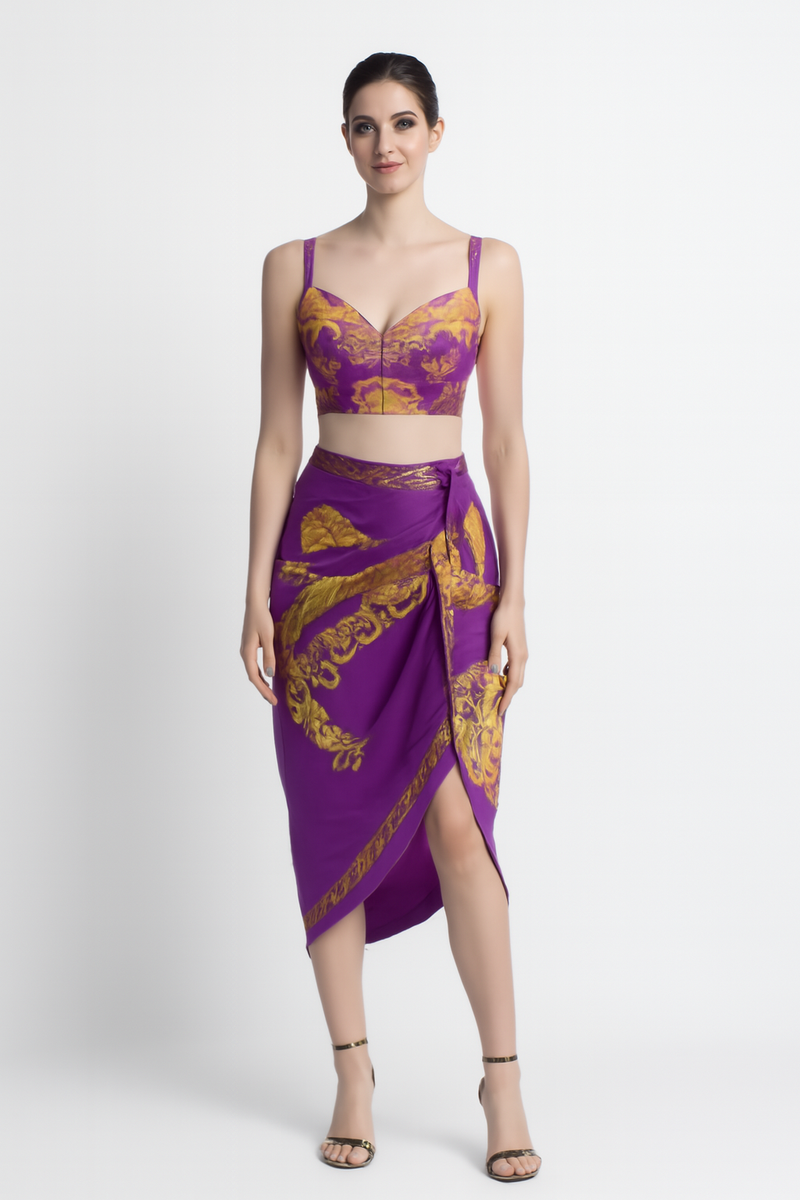 Bohemian Push-up Zwemkleding met Cover-up voor Verfijnde Strandlook – Solviera