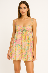 Zomerjurk Chiffon Flowy Fit Met Print – Mae